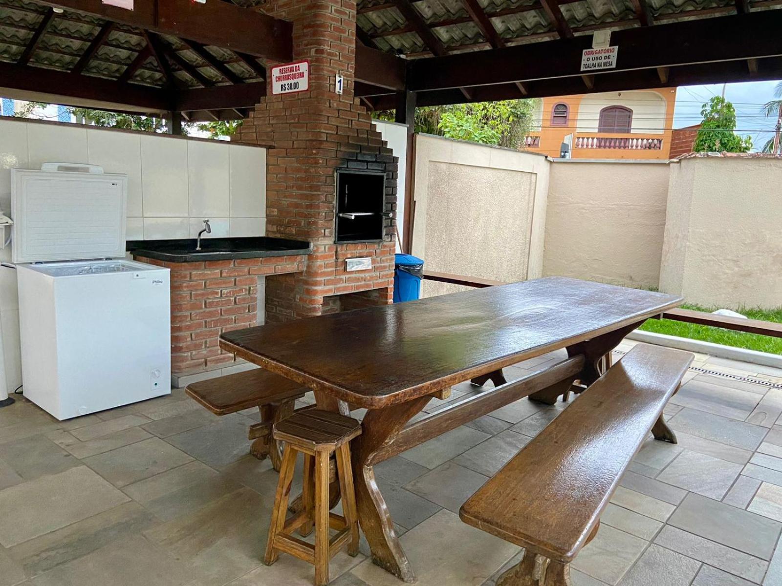 Apartamento Caragua - 3min Da Prainha Com Piscina E Churrasqueira